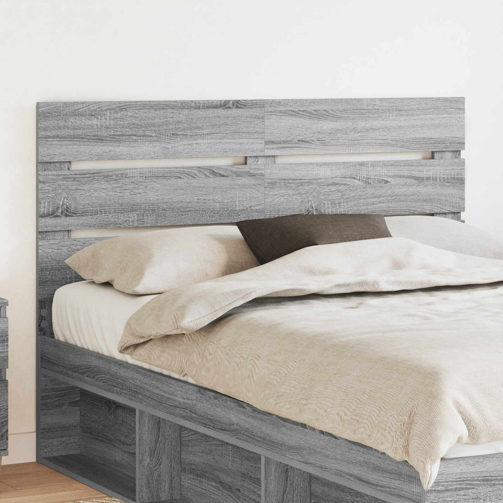 Kopfteil Graues Sonoma Holzwerkstoff