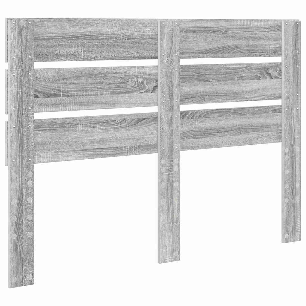 Kopfteil Graues Sonoma Holzwerkstoff