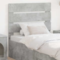 Kopfteil Beton Grau Holzwerkstoff