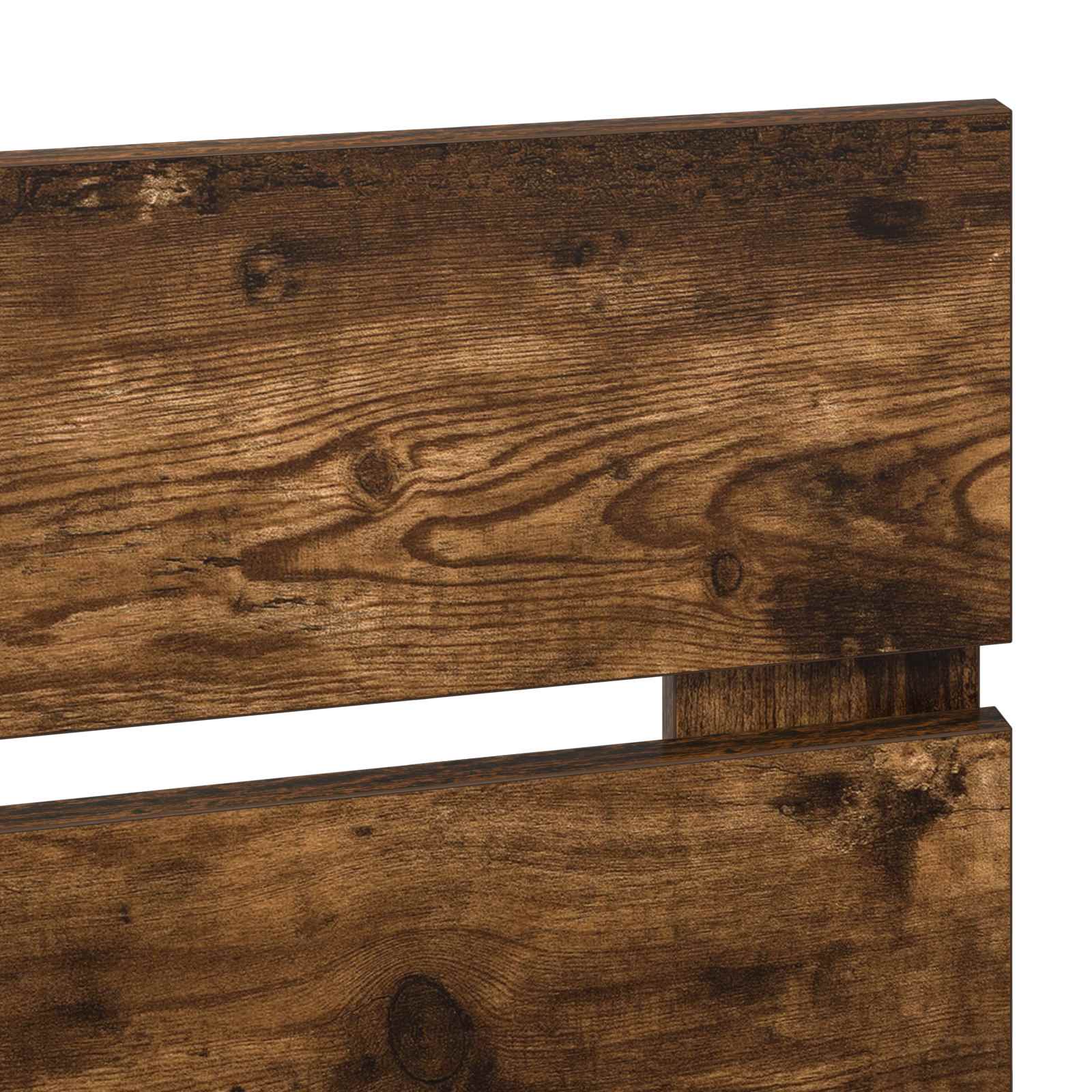 Kopfteil Geräucherte Eiche Holzwerkstoff
