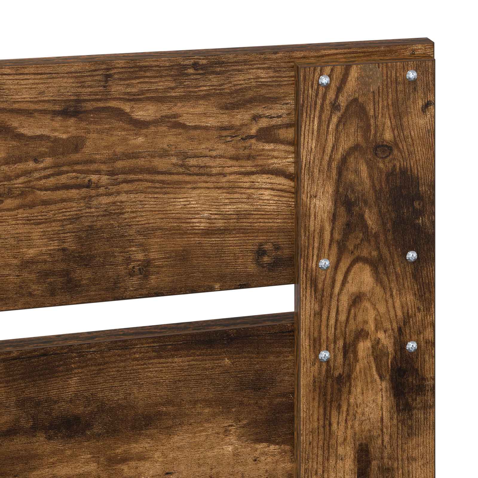 Kopfteil Geräucherte Eiche Holzwerkstoff