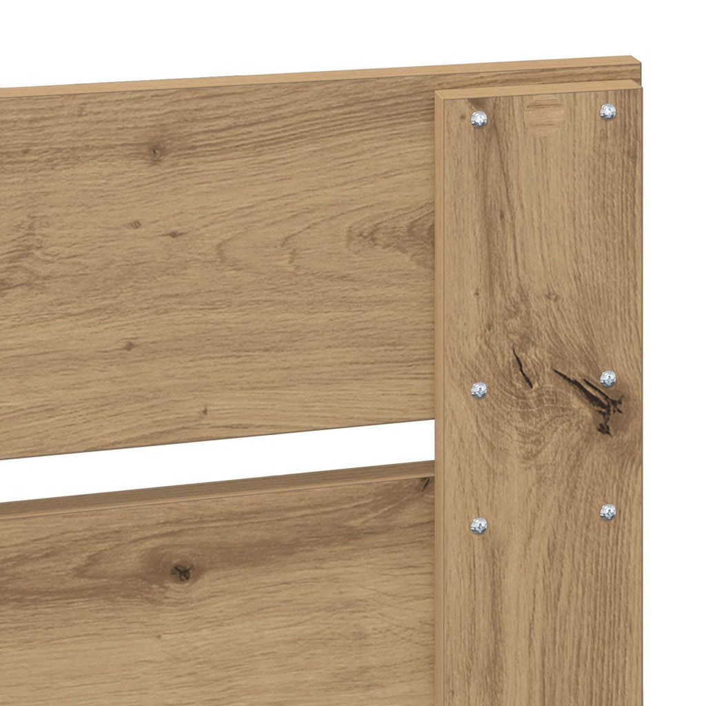 Kopfteil Artisan-Eiche Holzwerkstoff