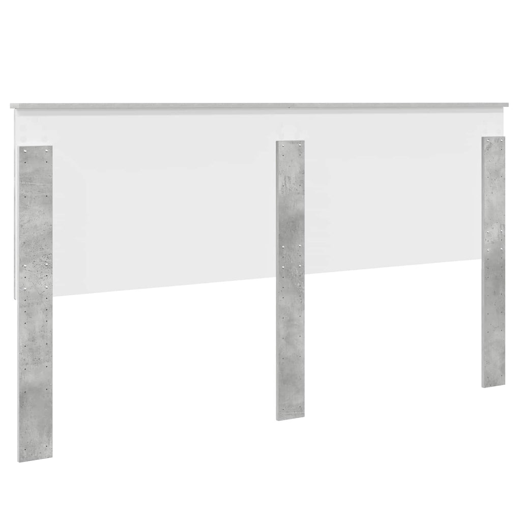 Kopfteil Betongrau 100 cm Holzwerkstoff