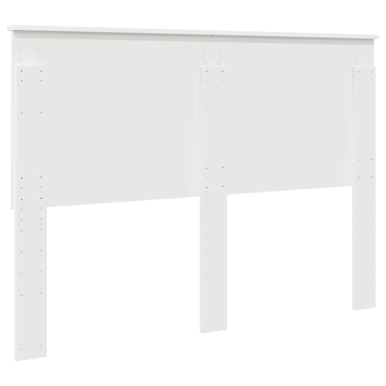 Kopfteil Weiß 100 cm Holzwerkstoff