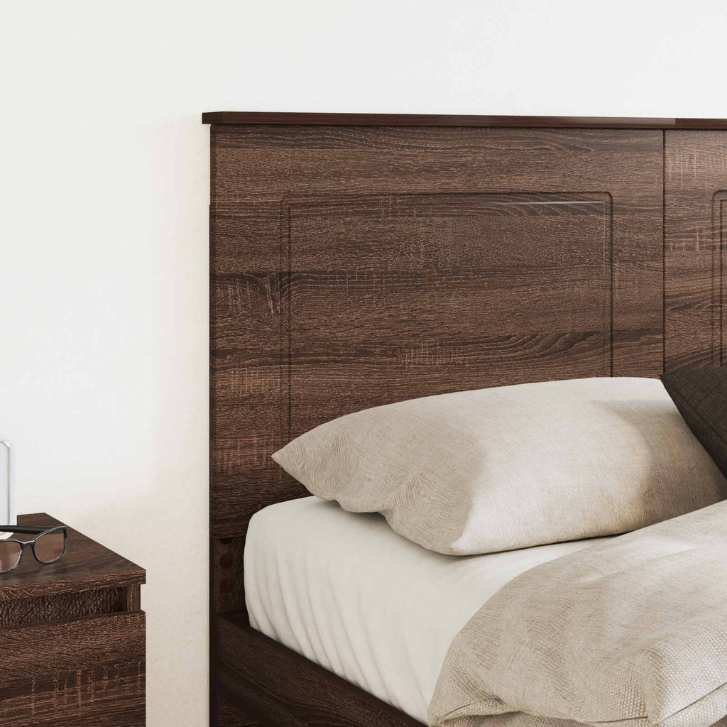 Kopfteil Braun Eichen-Optik 100 cm Holzwerkstoff