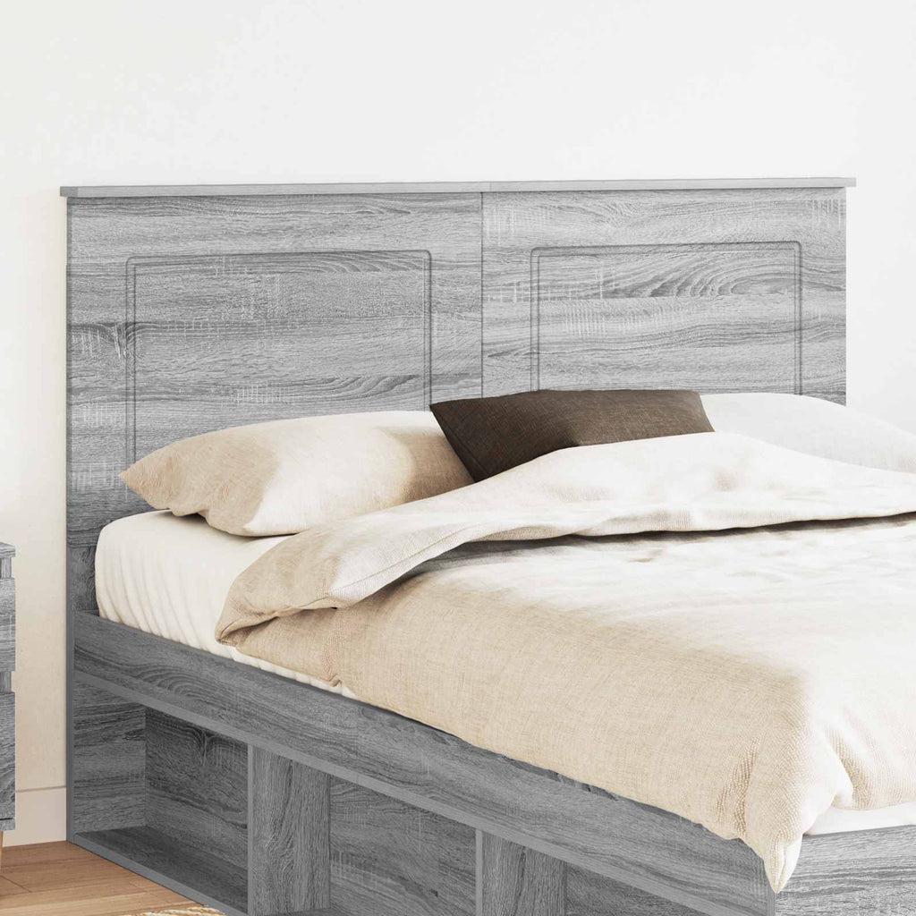 Kopfteil Graues Sonoma 100 cm Holzwerkstoff