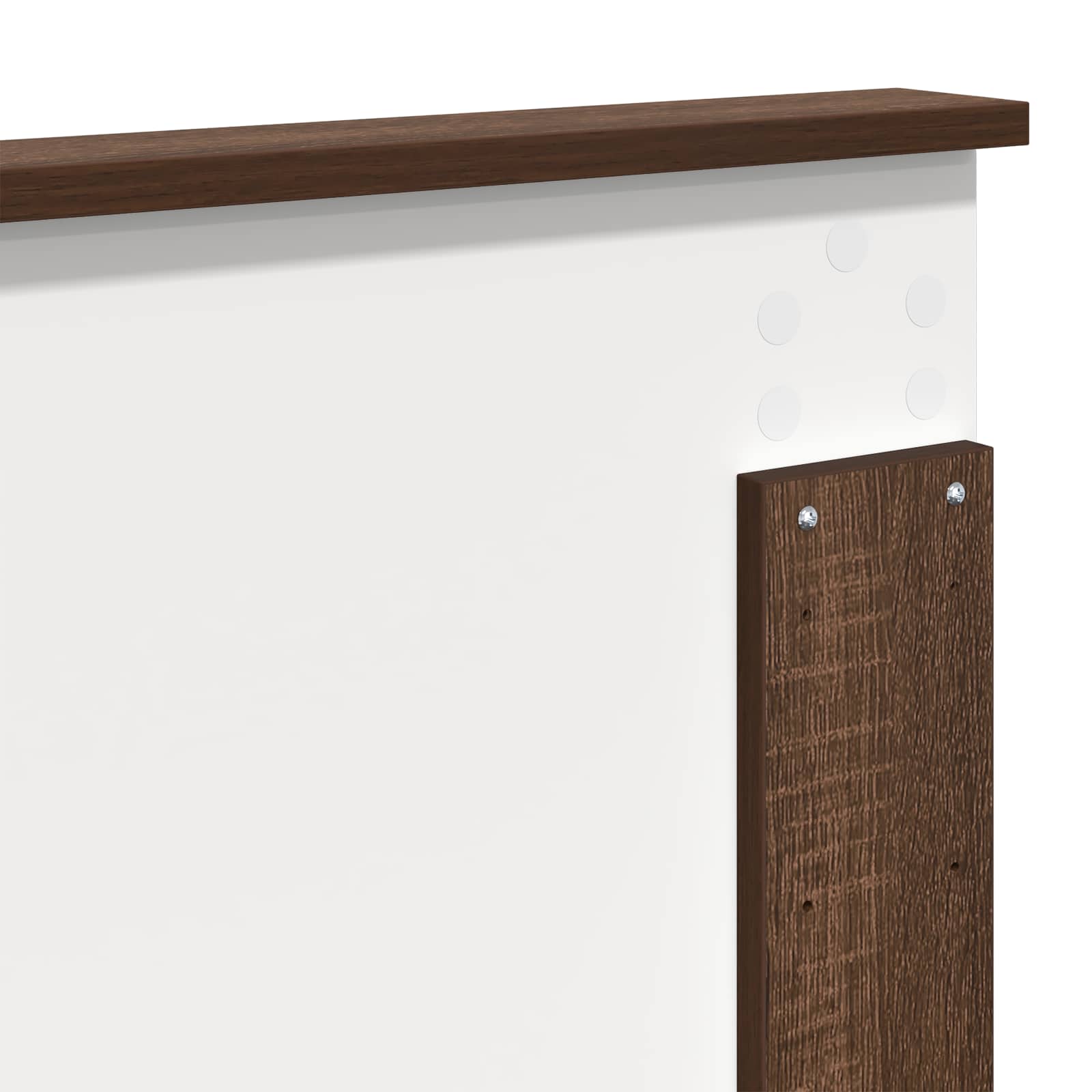 Kopfteil Braun Eichen-Optik 100 cm Holzwerkstoff