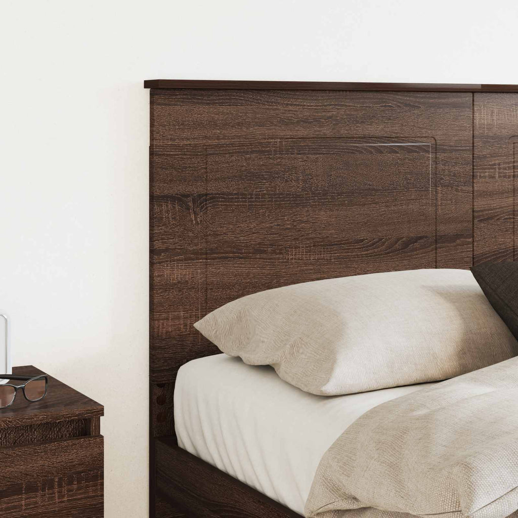 Kopfteil Braun Eichen-Optik 100 cm Holzwerkstoff
