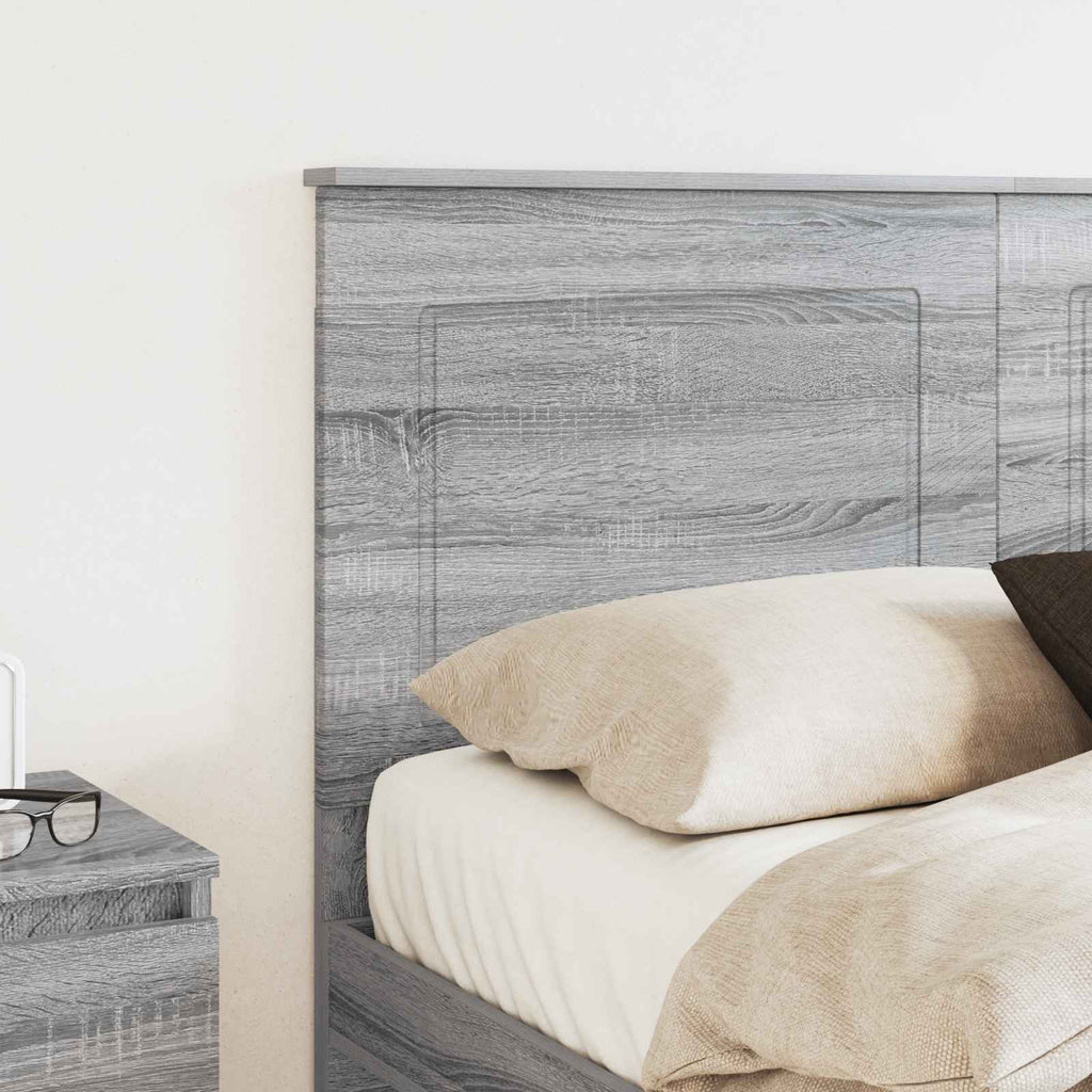 Kopfteil Graues Sonoma 100 cm Holzwerkstoff