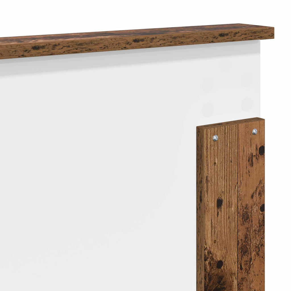 Kopfteil Altholz 138 x 7 x 100 cm Holzwerkstoff