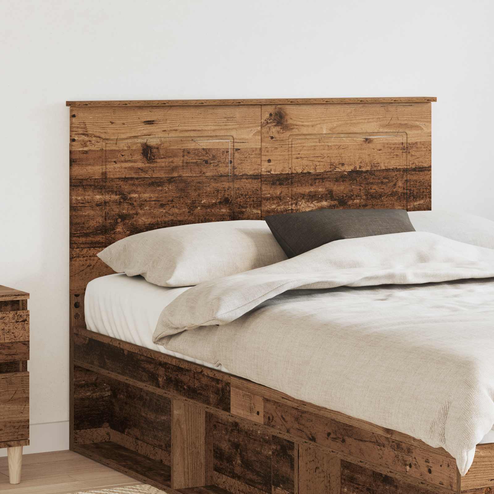 Kopfteil Altholz 138 x 7 x 100 cm Holzwerkstoff