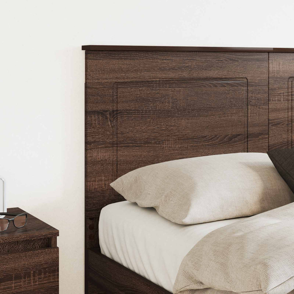 Kopfteil Braun Eichen-Optik 100 cm Holzwerkstoff