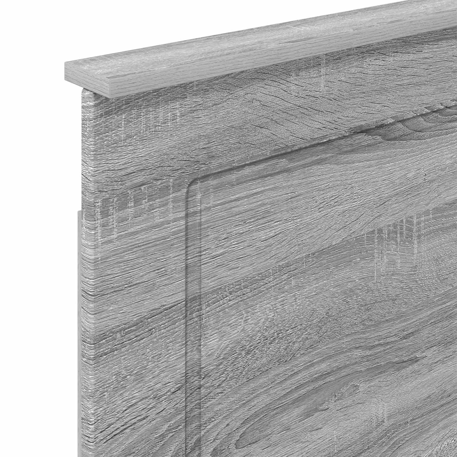 Kopfteil Graues Sonoma 100 cm Holzwerkstoff