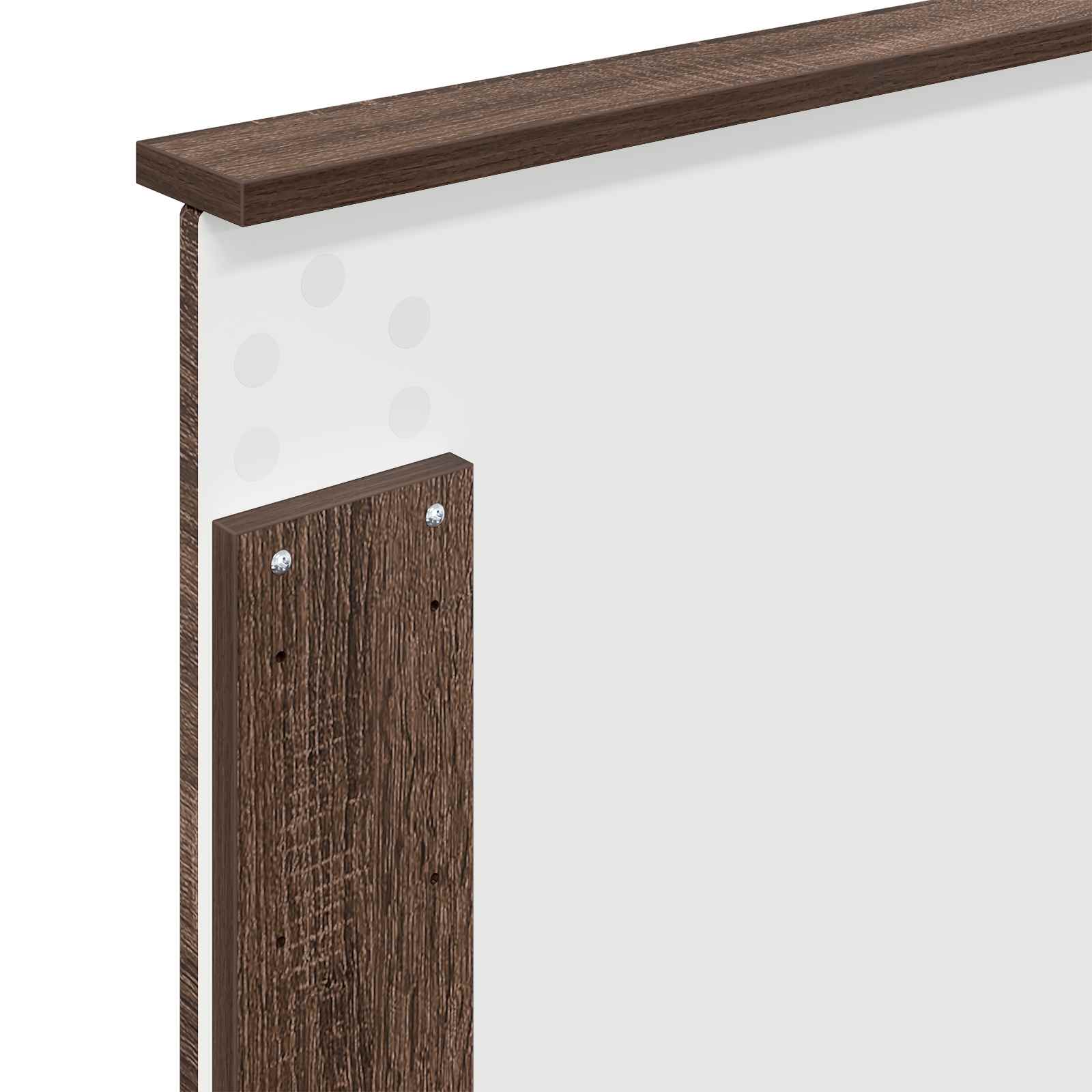 Kopfteil Braun Eichen-Optik 100 cm Holzwerkstoff
