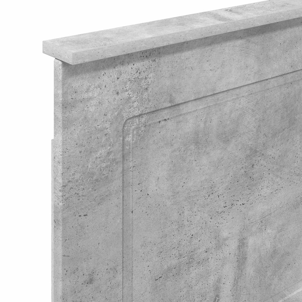 Kopfteil Betongrau 100 cm Holzwerkstoff