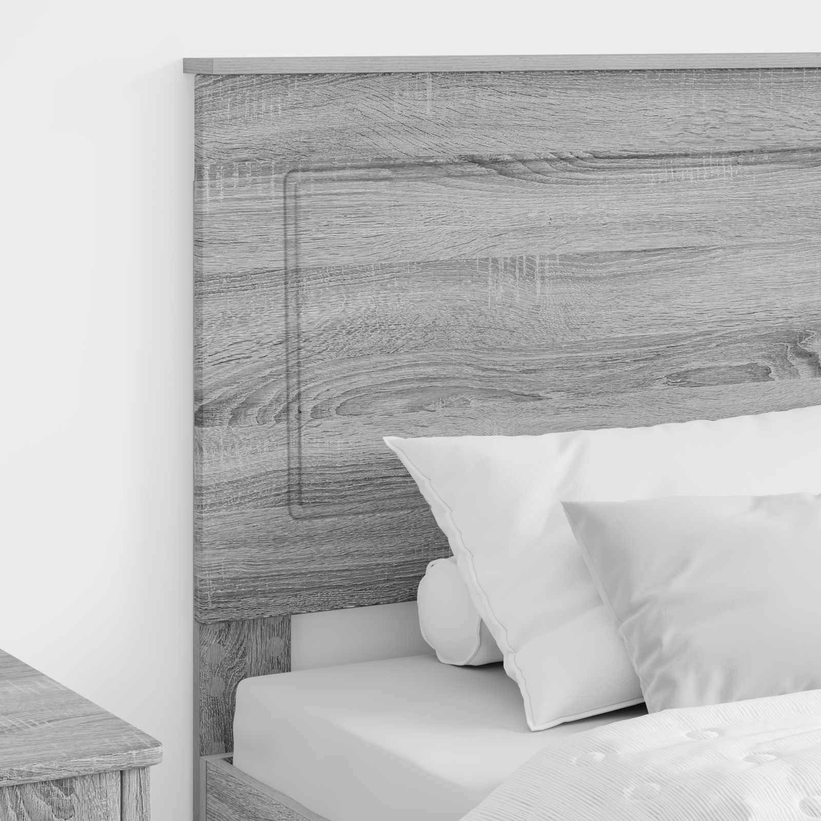 Kopfteil Graues Sonoma 100 cm Holzwerkstoff