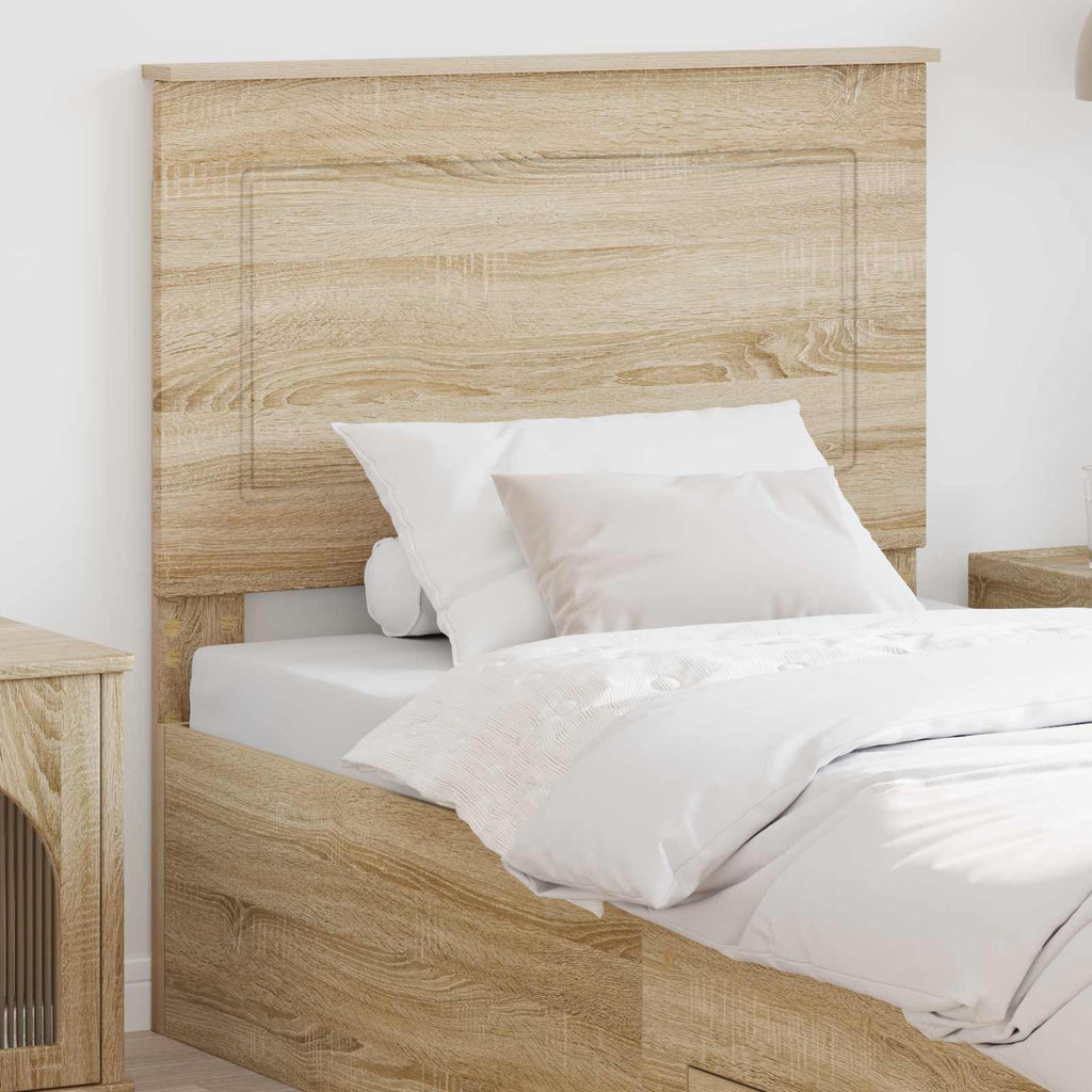 Kopfteil Sonoma-Eiche 100 cm Holzwerkstoff
