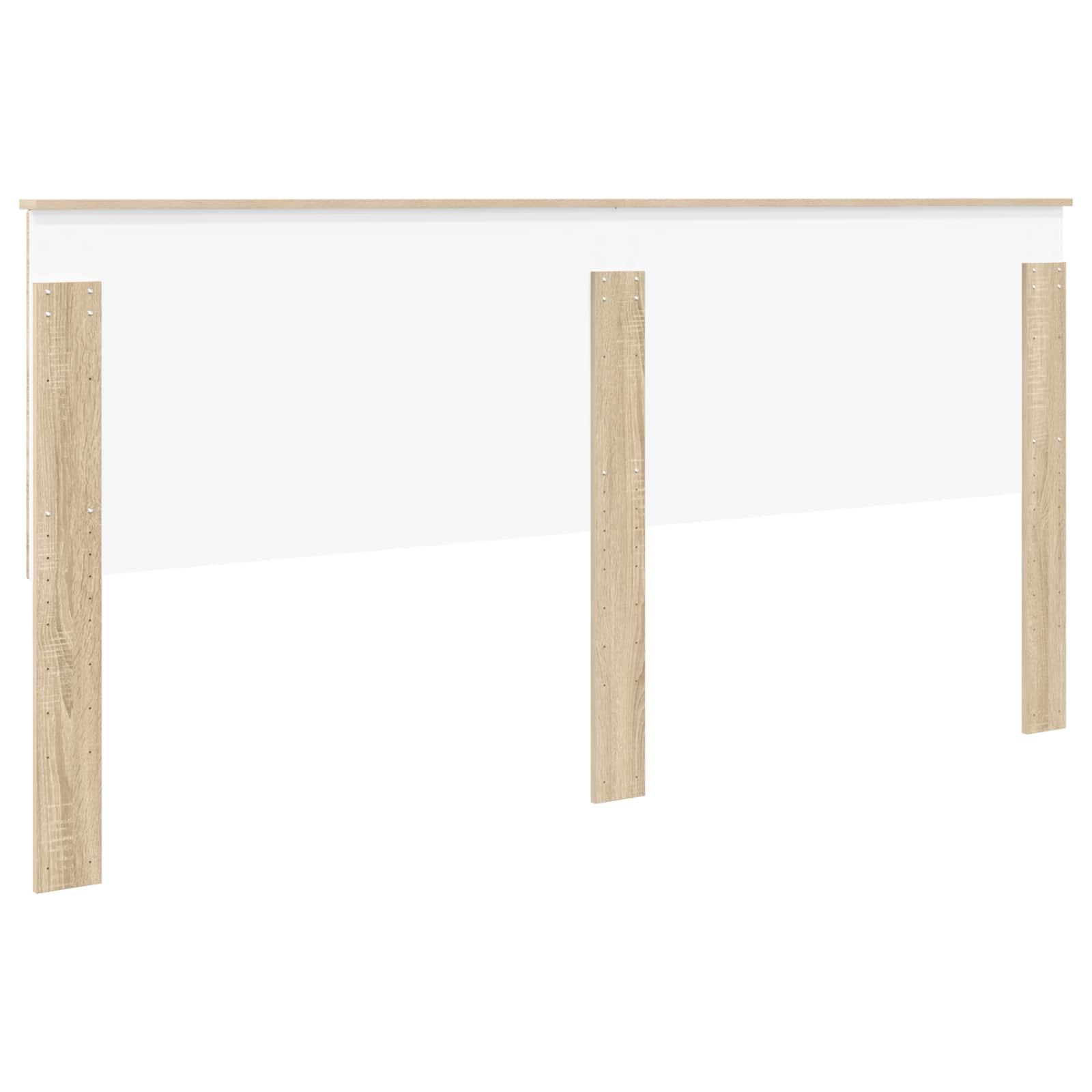 Kopfteil mit Kopfteil Sonoma-Eiche 200 cm Holzwerkstoff