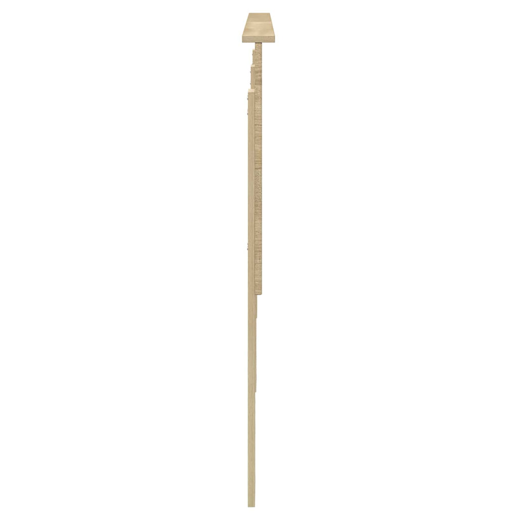 Kopfteil mit Kopfteil Sonoma-Eiche 200 cm Holzwerkstoff