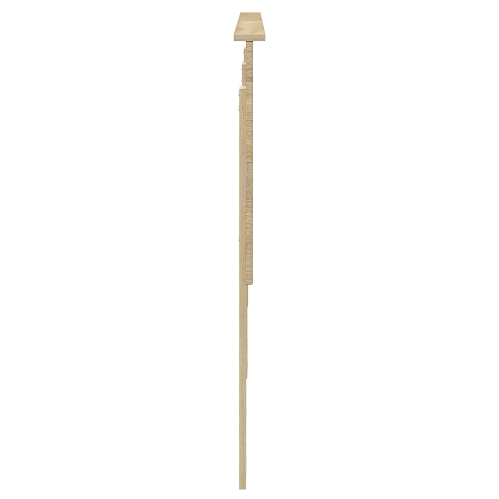 Kopfteil mit Kopfteil Sonoma-Eiche 200 cm Holzwerkstoff