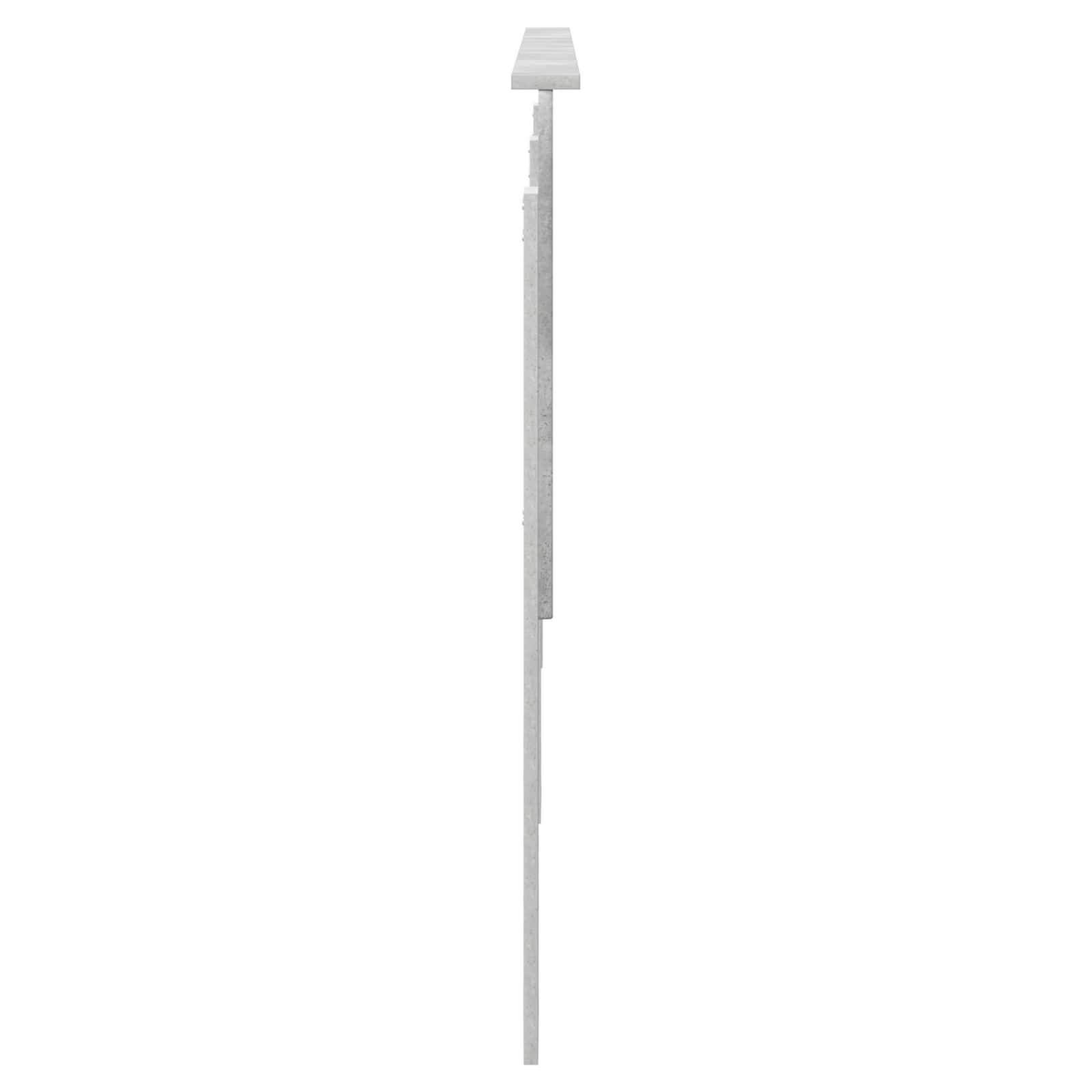 Kopfteil mit Kopfteil Beton Grau 200 cm Holzwerkstoff