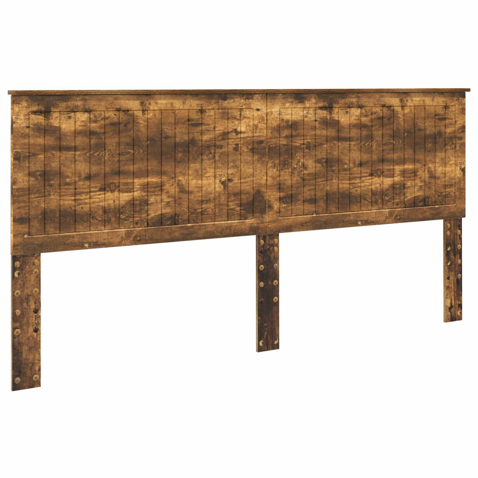Kopfteil mit Kopfteil Geräucherte Eiche 200 cm Holzwerkstoff