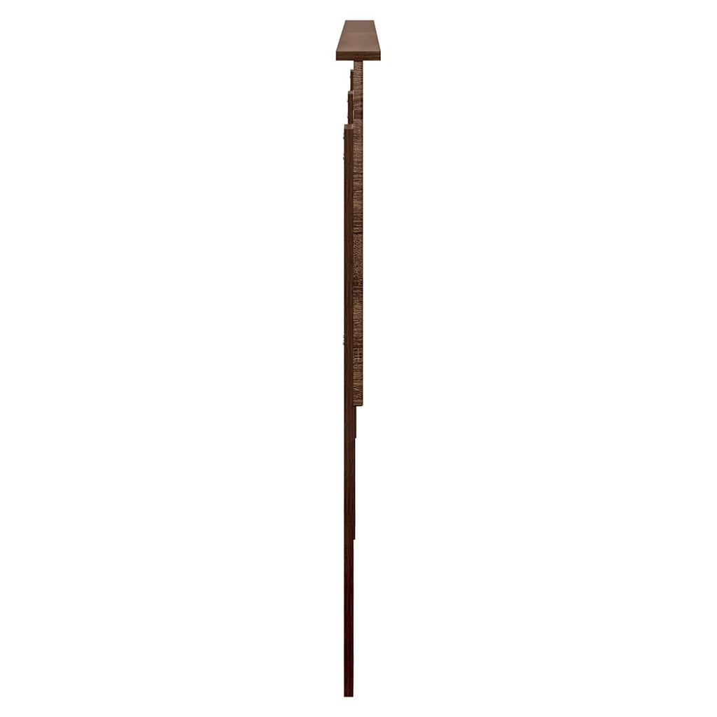 Kopfteil mit Kopfteil Braun Eichen-Optik 200 cm Holzwerkstoff