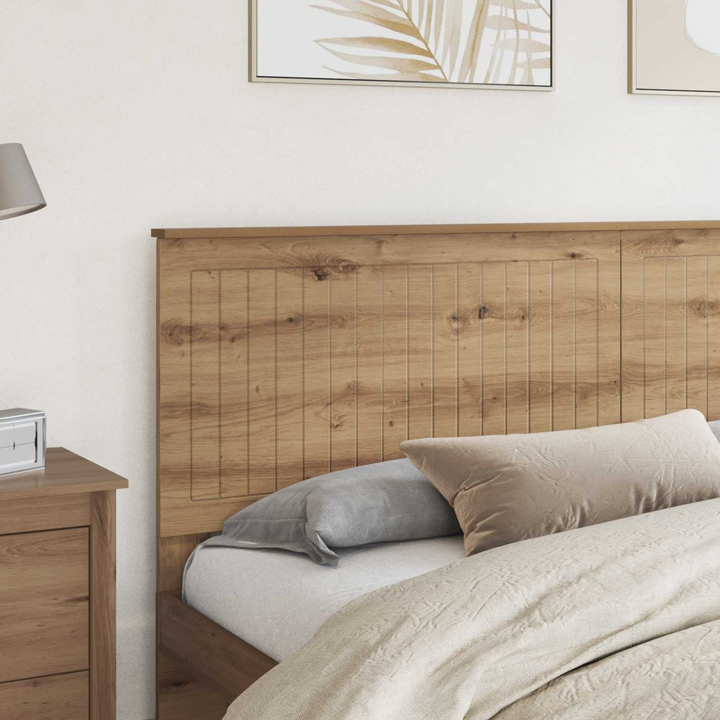 Kopfteil mit Kopfteil Artisan-Eiche 200 cm Holzwerkstoff