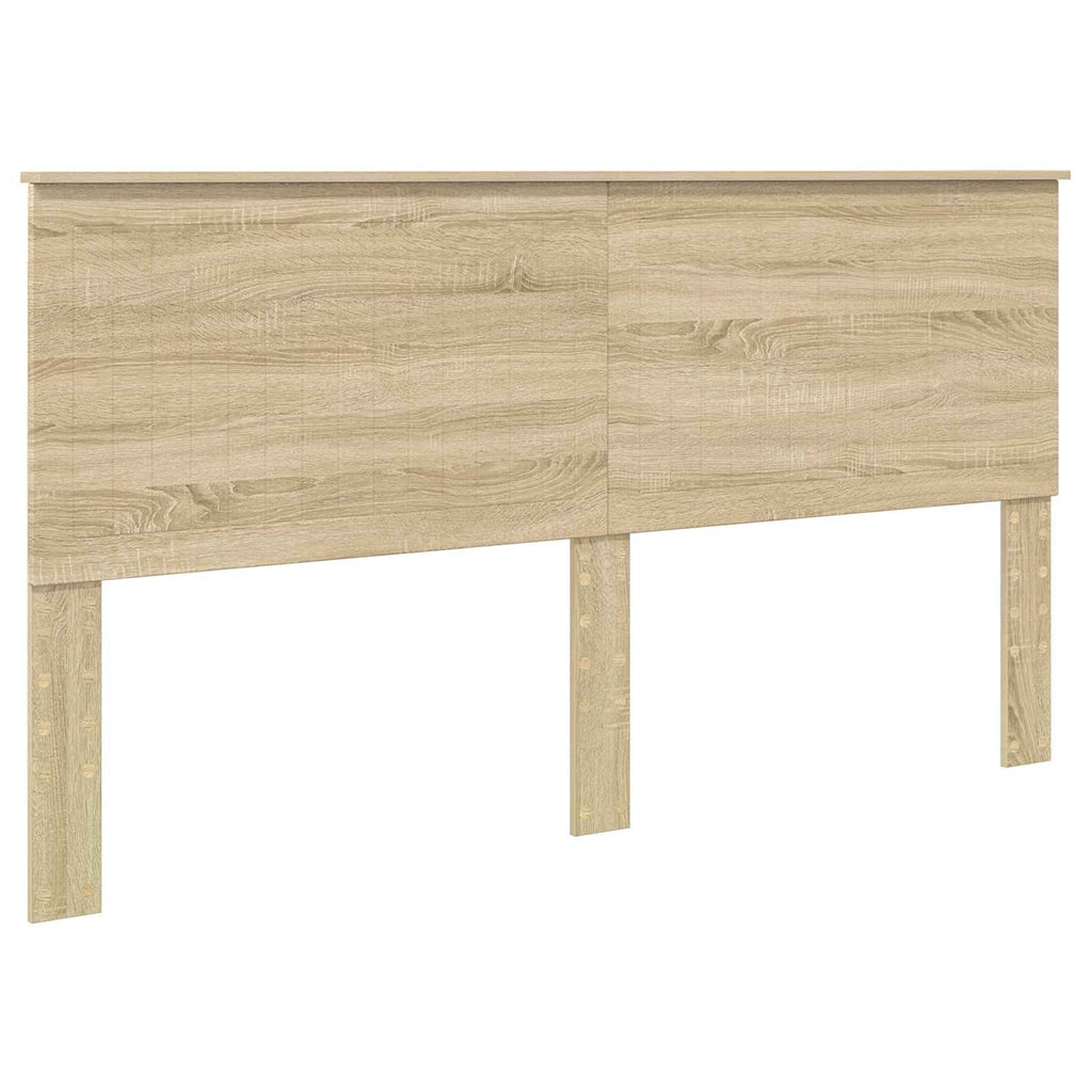 Kopfteil mit Kopfteil Sonoma-Eiche 180 cm Holzwerkstoff