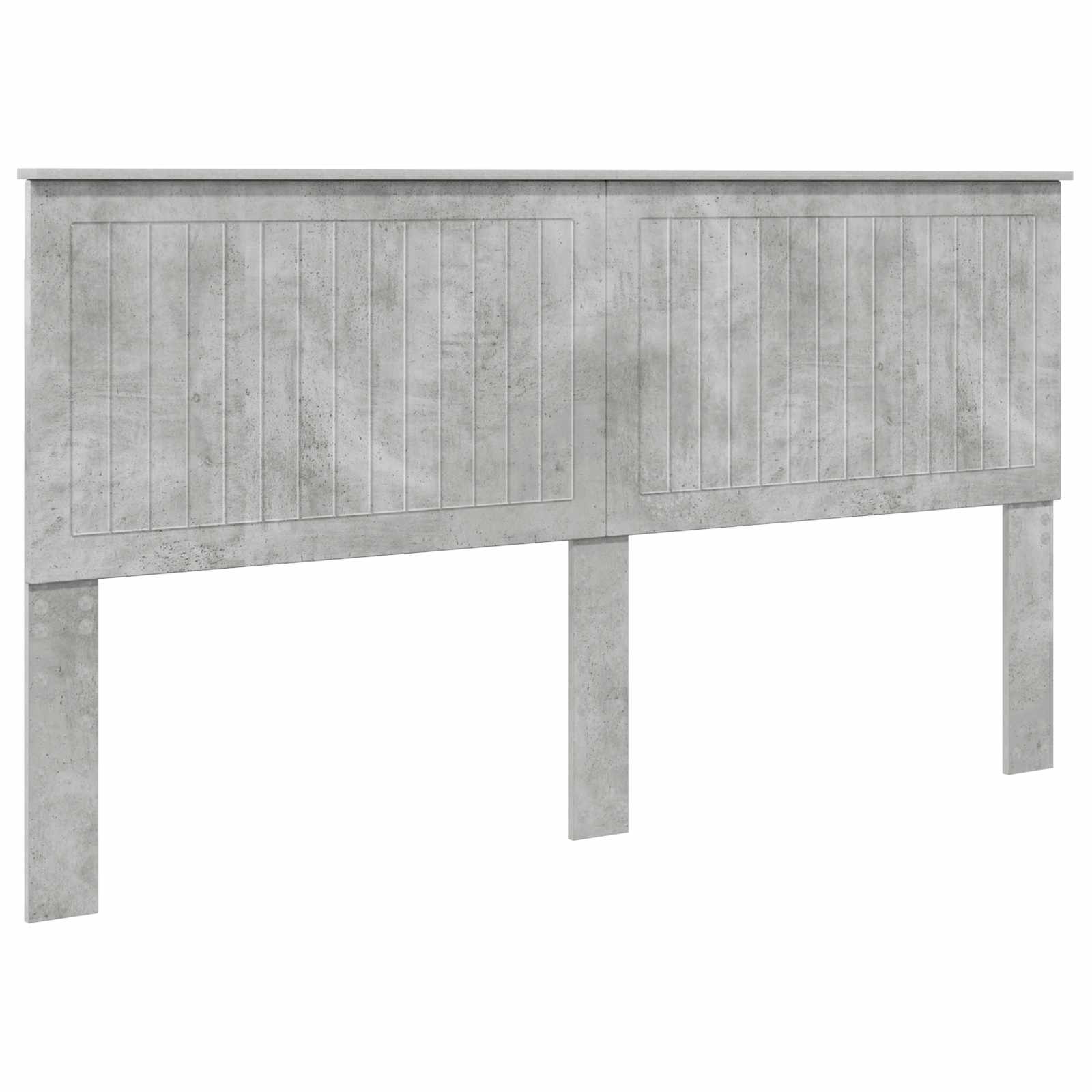 Kopfteil mit Kopfteil Beton Grau 180 cm Holzwerkstoff