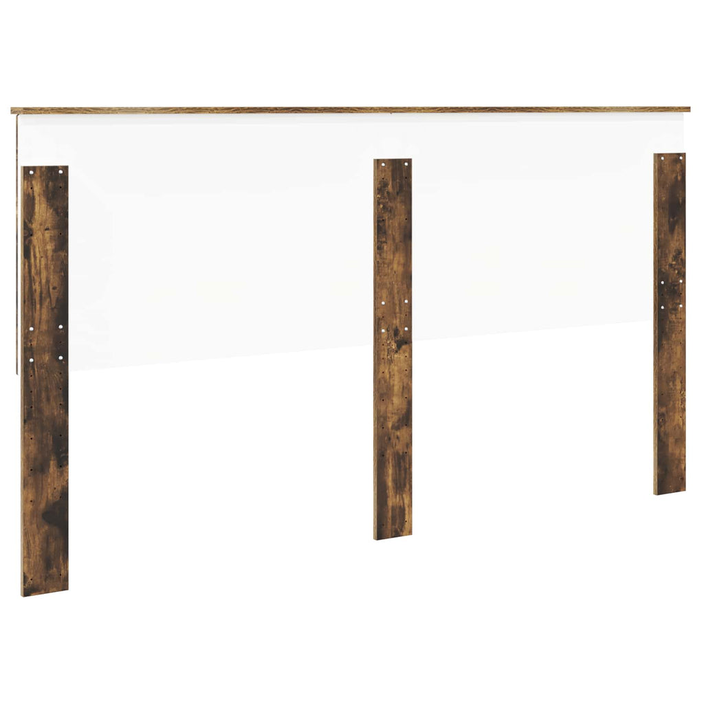 Kopfteil mit Kopfteil Geräucherte Eiche 180 cm Holzwerkstoff