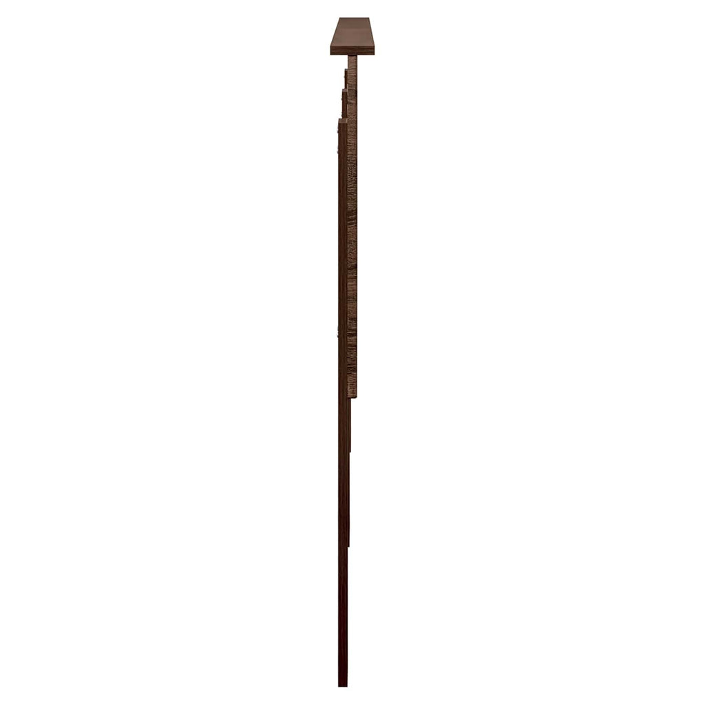 Kopfteil mit Kopfteil Braun Eichen-Optik 180 cm Holzwerkstoff
