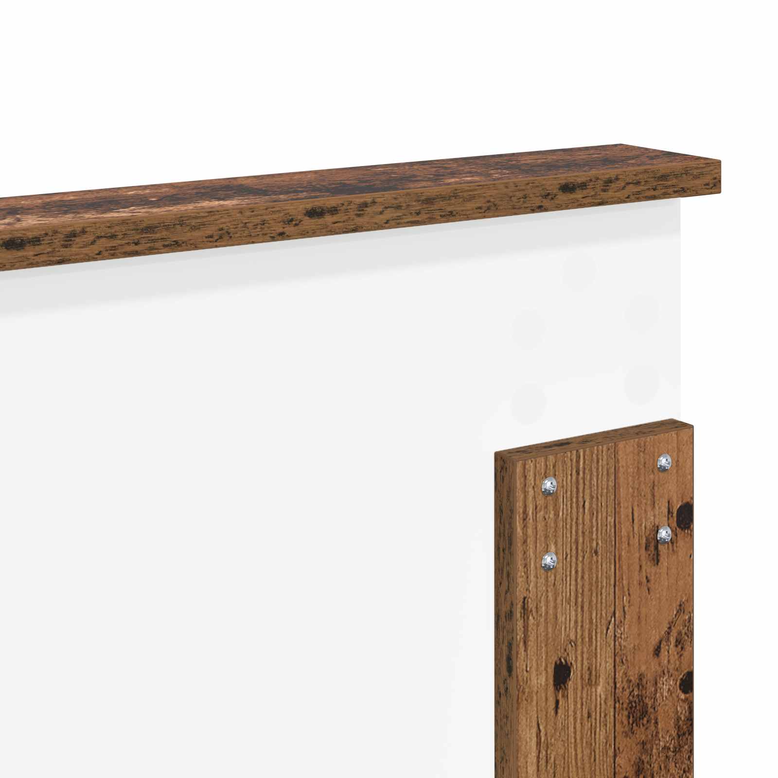 Kopfteil mit Kopfteil Altholz 180 cm Holzwerkstoff