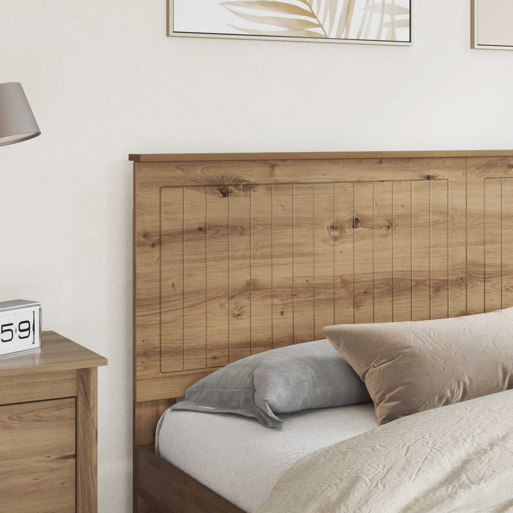 Kopfteil mit Kopfteil Artisan-Eiche 180 cm Holzwerkstoff