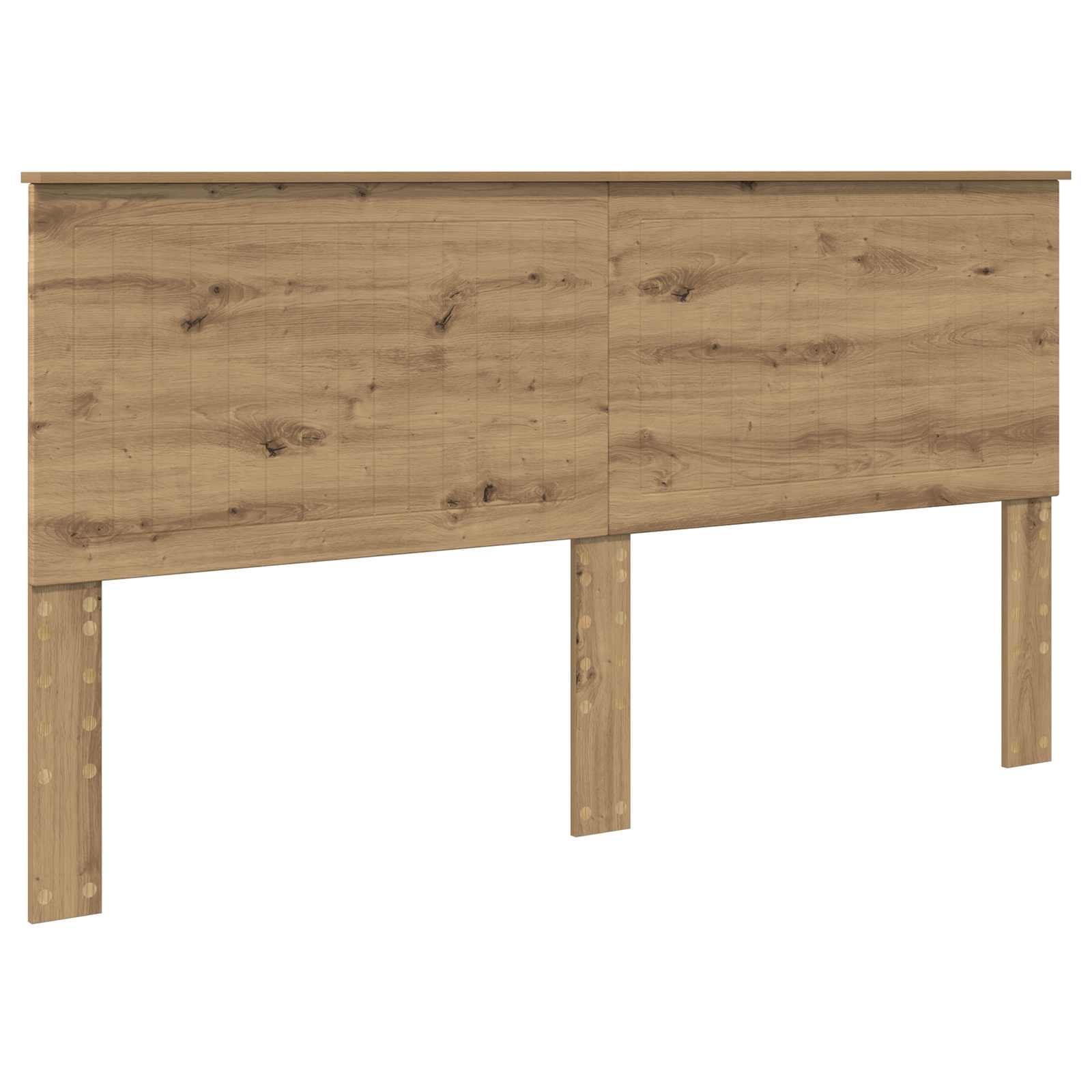 Kopfteil mit Kopfteil Artisan-Eiche 180 cm Holzwerkstoff