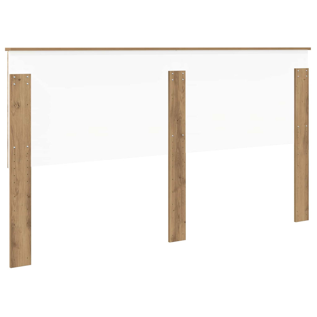 Kopfteil mit Kopfteil Artisan-Eiche 180 cm Holzwerkstoff