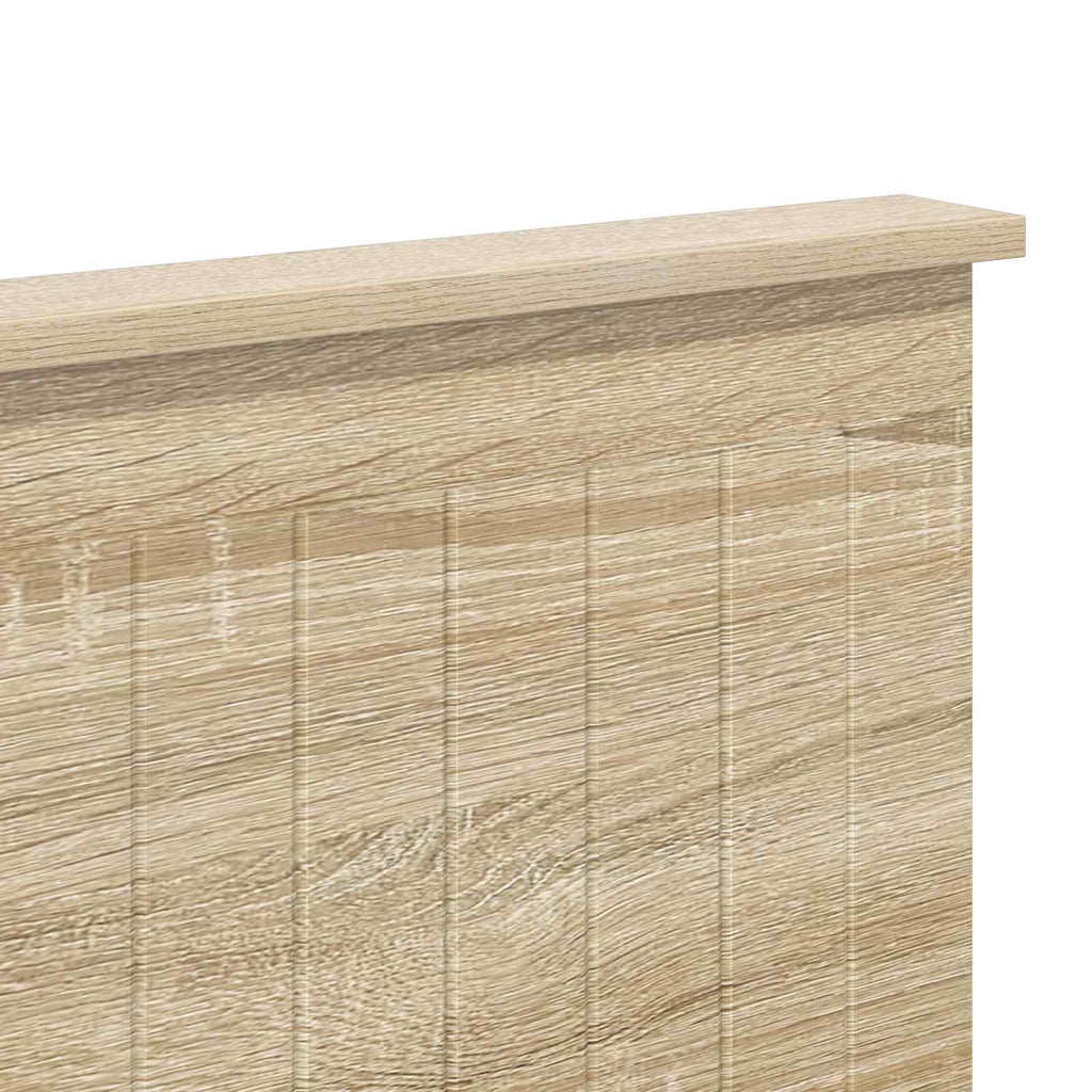 Kopfteil mit Kopfteil Sonoma-Eiche 160 cm Holzwerkstoff