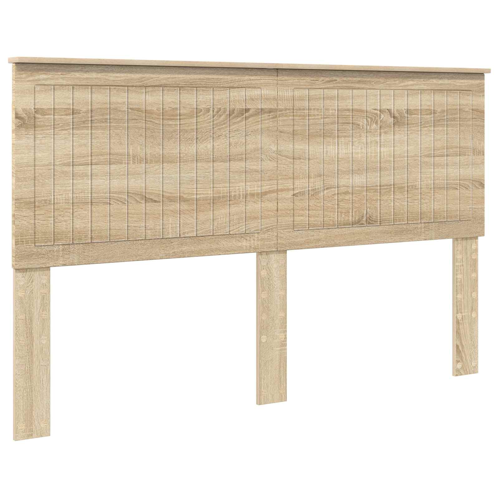 Kopfteil mit Kopfteil Sonoma-Eiche 160 cm Holzwerkstoff