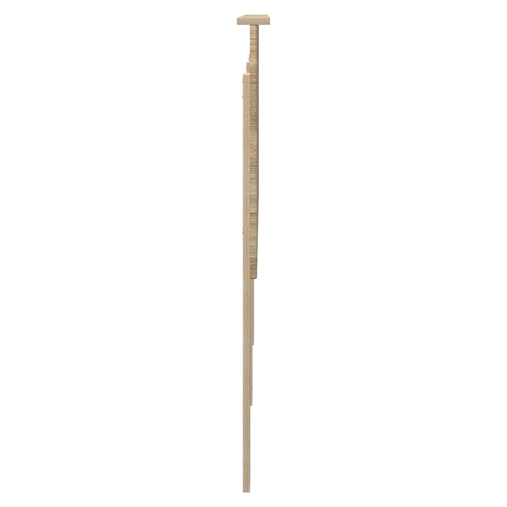 Kopfteil mit Kopfteil Sonoma-Eiche 160 cm Holzwerkstoff