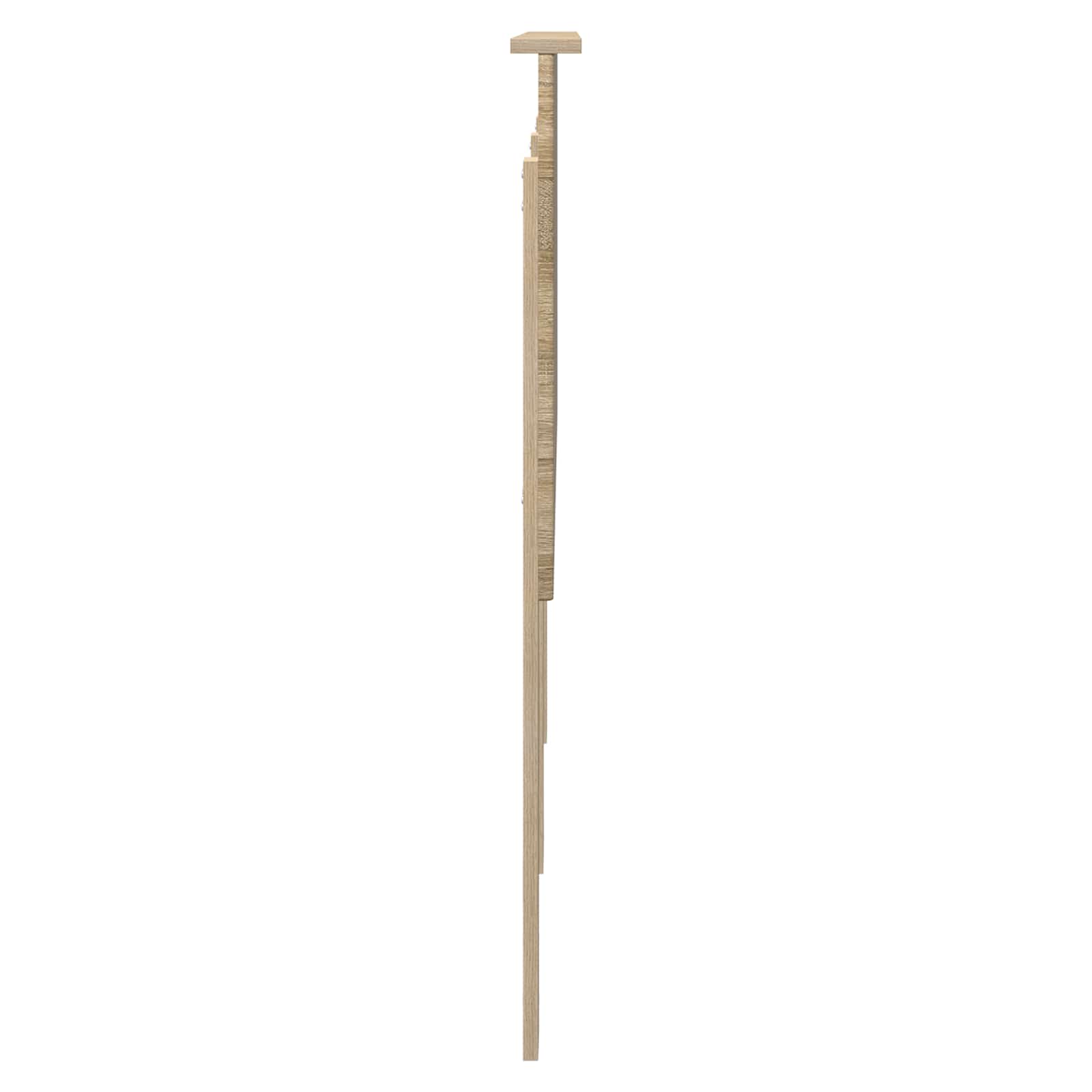 Kopfteil mit Kopfteil Sonoma-Eiche 160 cm Holzwerkstoff