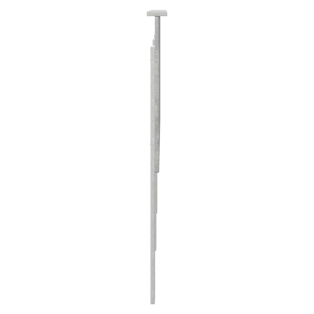Kopfteil mit Kopfteil Beton Grau 160 cm Holzwerkstoff