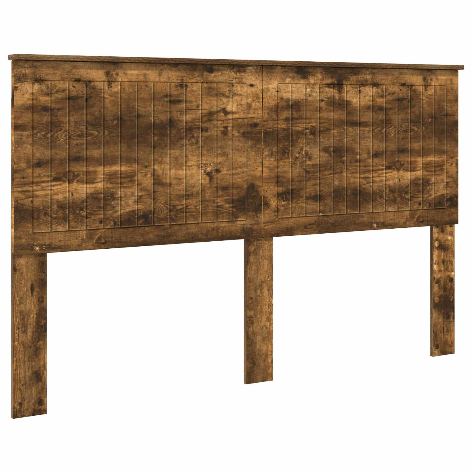 Kopfteil mit Kopfteil Geräucherte Eiche 160 cm Holzwerkstoff