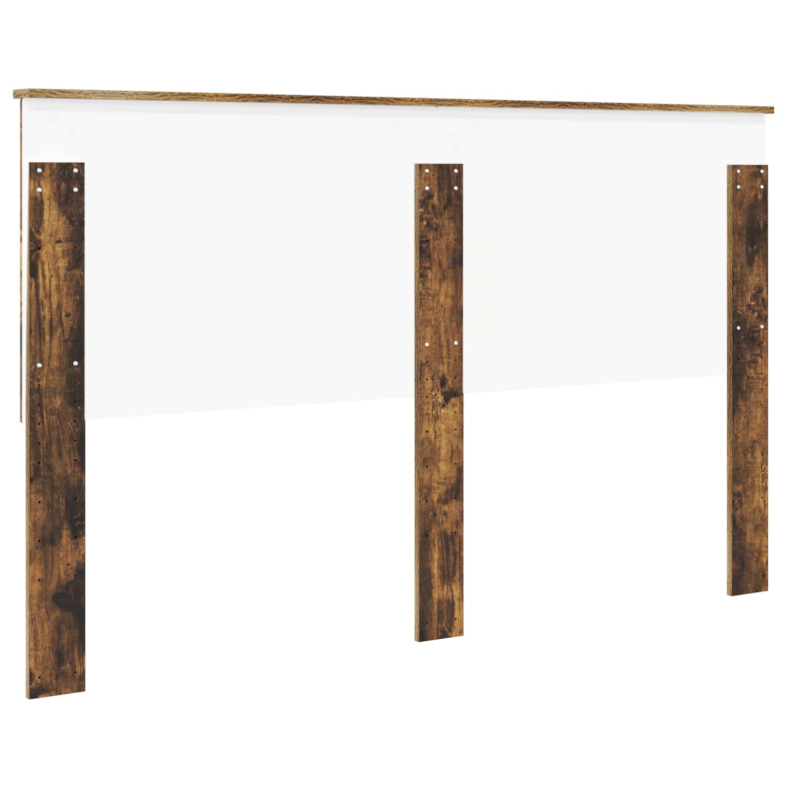 Kopfteil mit Kopfteil Geräucherte Eiche 160 cm Holzwerkstoff