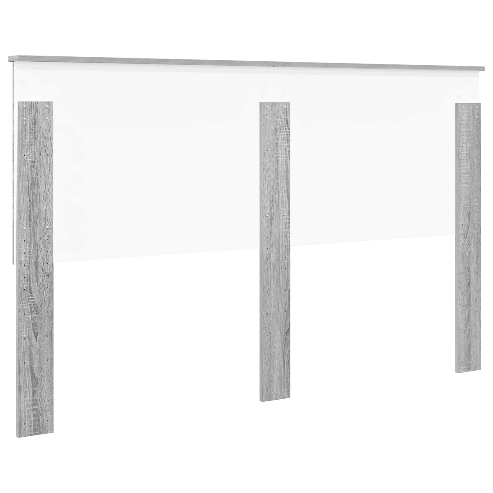 Kopfteil mit Kopfteil Graues Sonoma 160 cm Holzwerkstoff