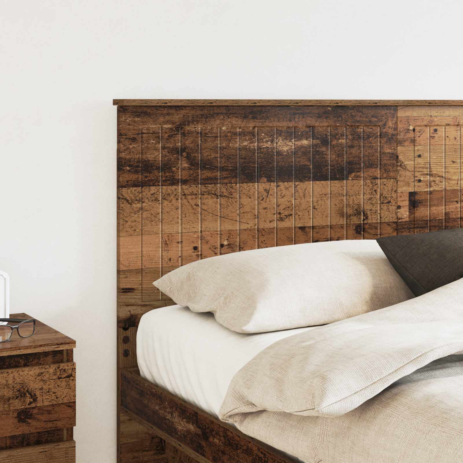 Kopfteil mit Kopfteil Altholz 160 cm Holzwerkstoff