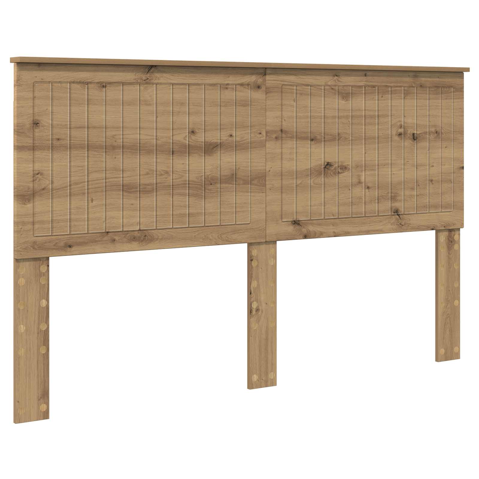 Kopfteil mit Kopfteil Artisan-Eiche 160 cm Holzwerkstoff
