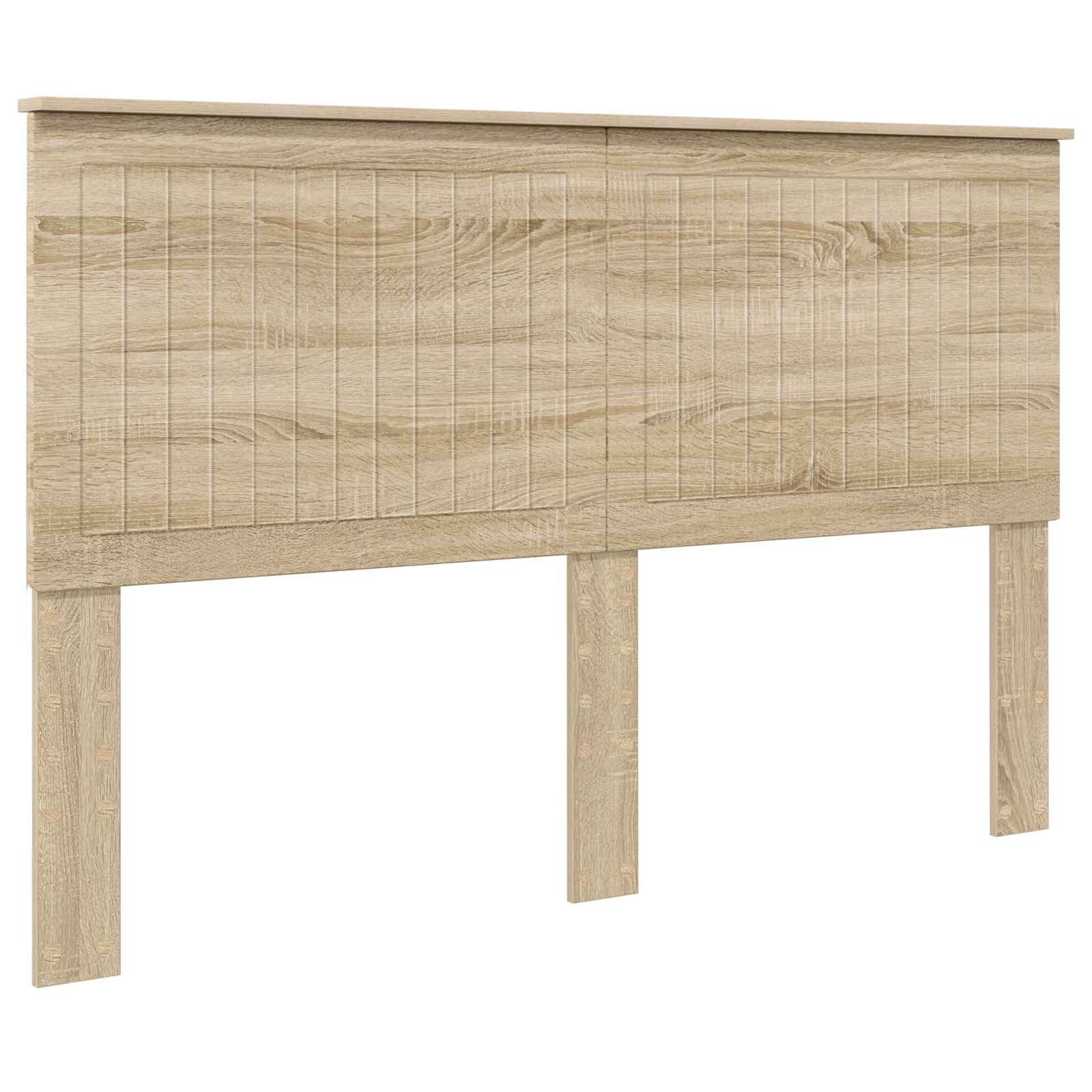 Kopfteil mit Kopfteil Sonoma-Eiche 150 cm Holzwerkstoff