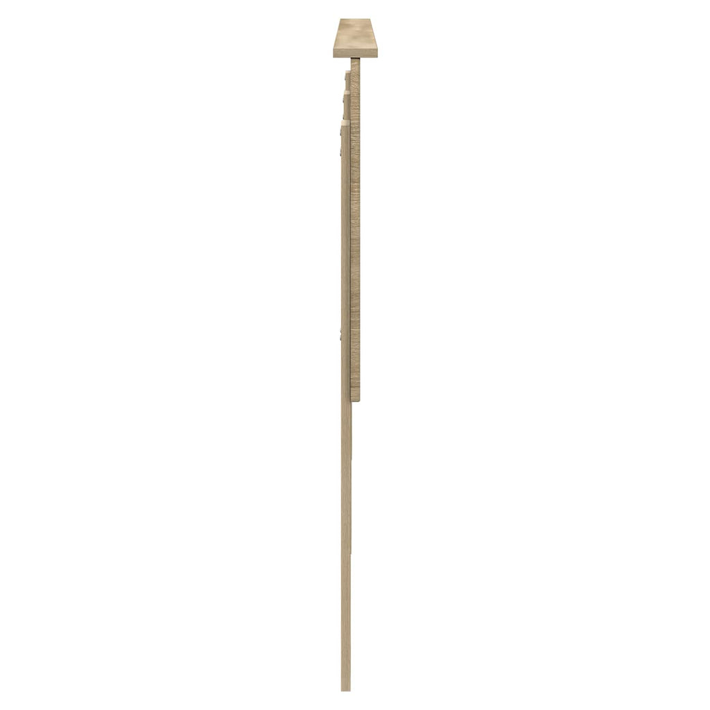 Kopfteil mit Kopfteil Sonoma-Eiche 150 cm Holzwerkstoff