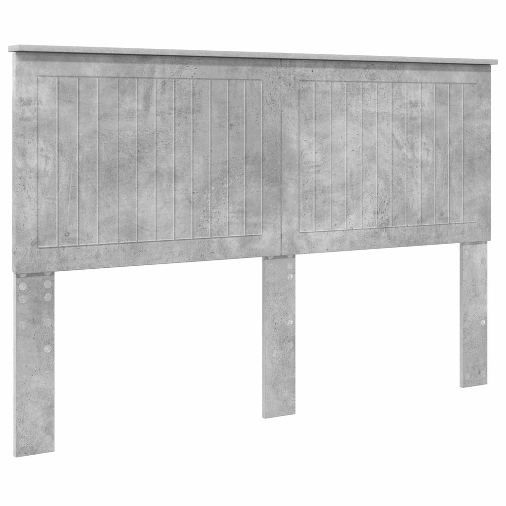 Kopfteil mit Kopfteil Beton Grau 150 cm Holzwerkstoff