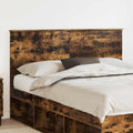 Kopfteil mit Kopfteil Geräucherte Eiche 150 cm Holzwerkstoff